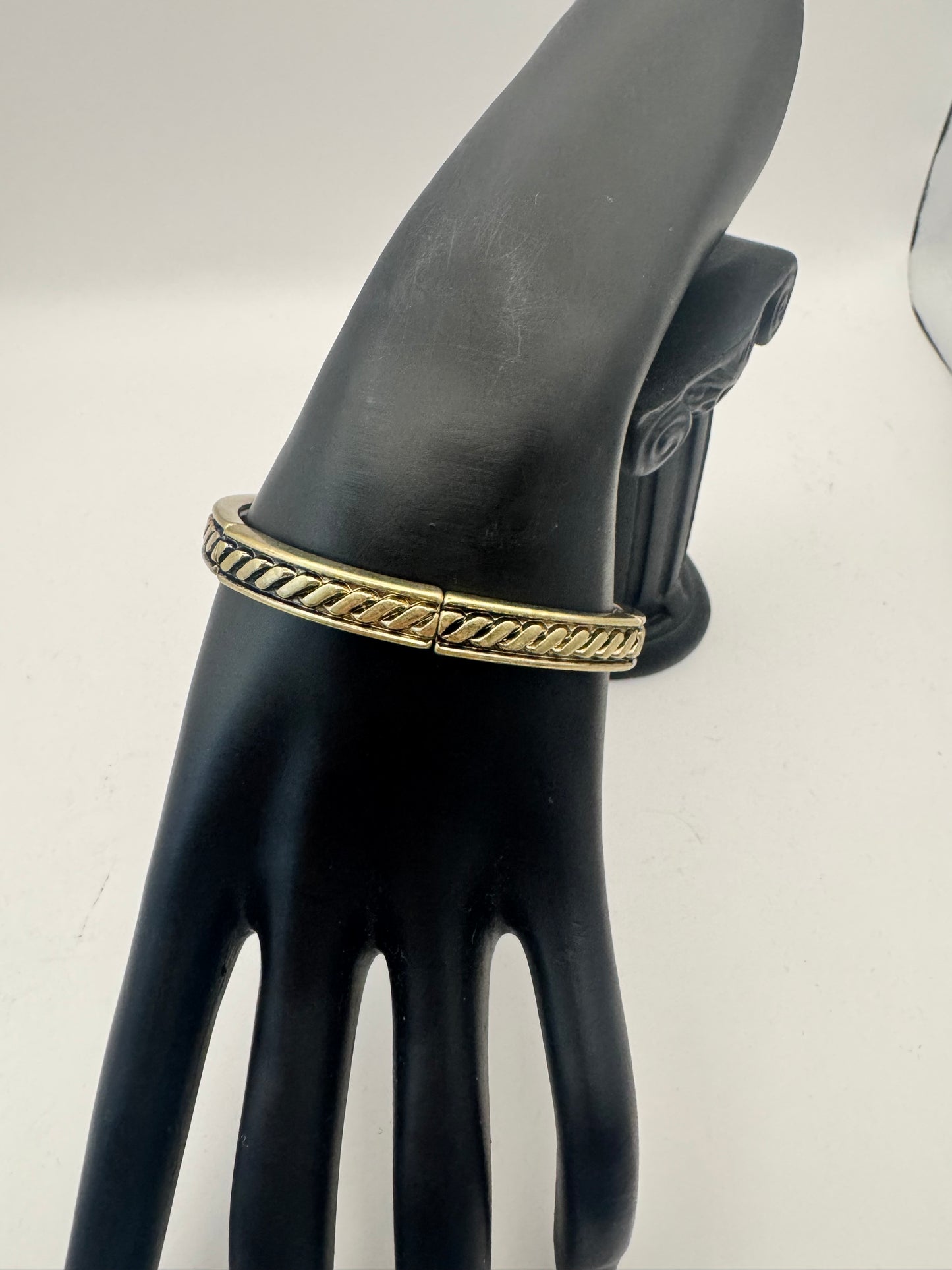 Burnished Gold Twist Bracelet