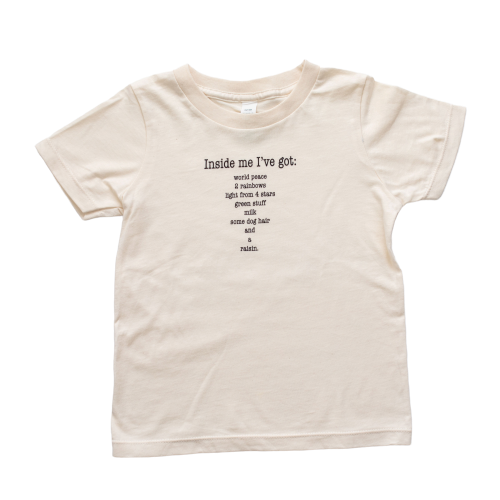 Inside Me Poem Kids T-Shirt