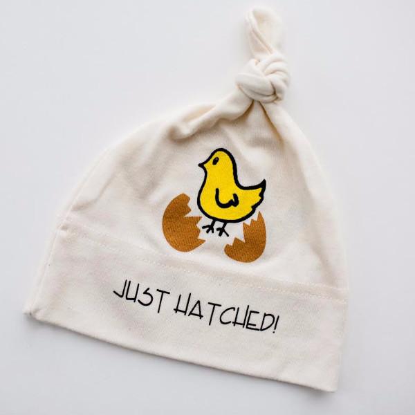 Just Hatched Long Sleeve Romper, Hat & Blanket Gift Set