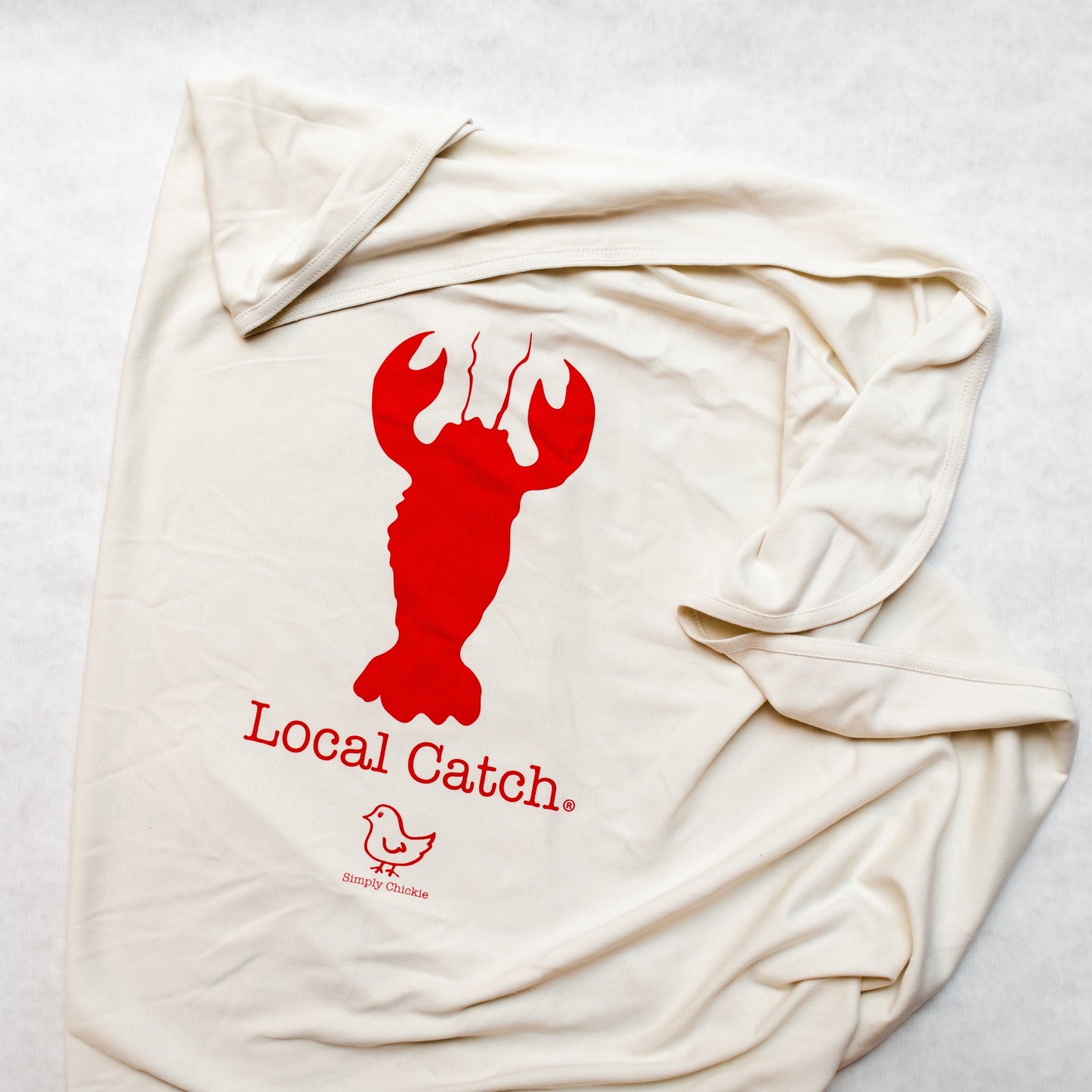 Lobster Local Catch Lobster Baby Blanket