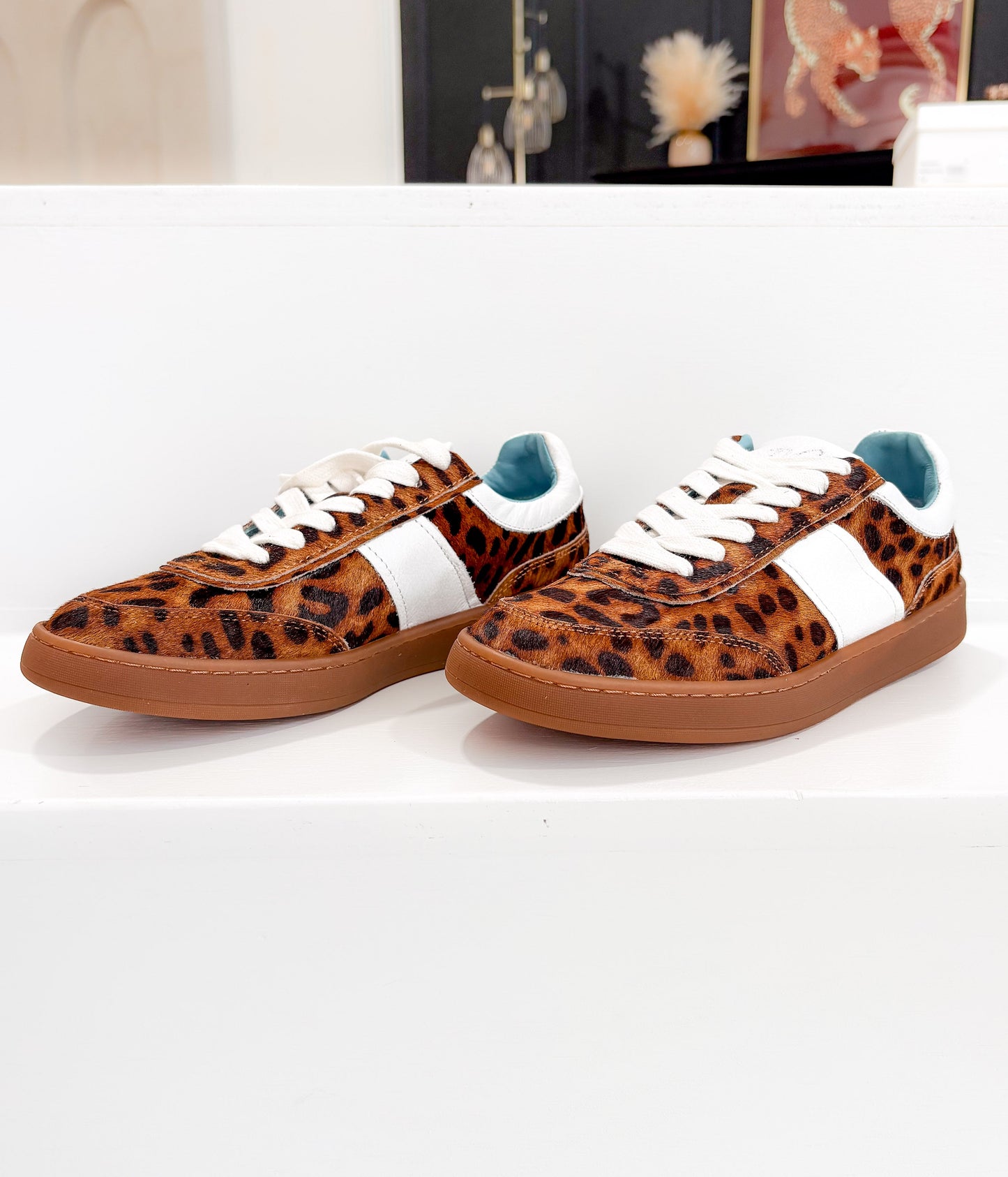 Quincy Low-Top Sneaker in Leopard