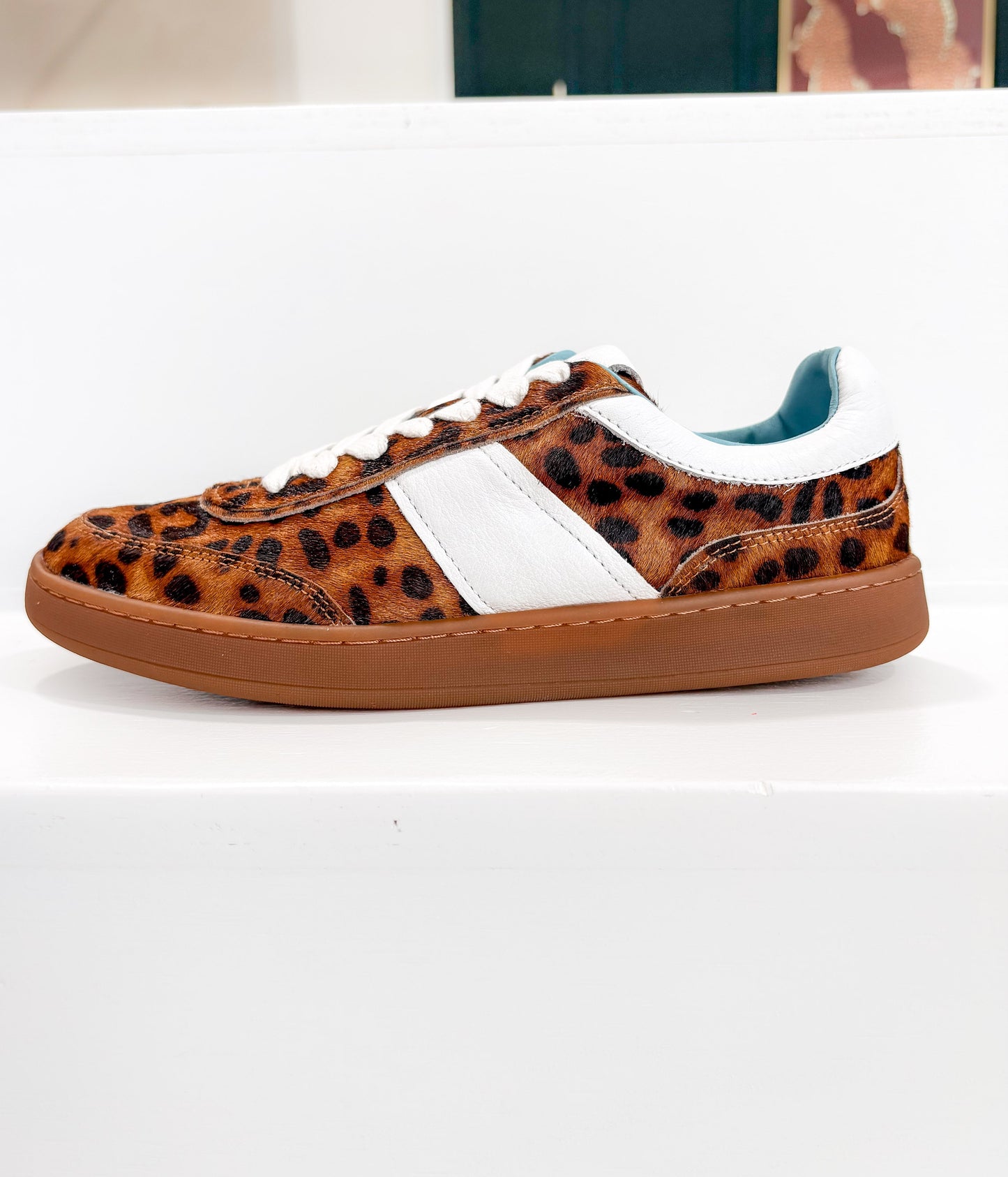 Quincy Low-Top Sneaker in Leopard