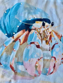 Indigo Blue - Hermit Crab Vibes Top *Preorder*