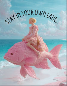 Indigo Blue - Stay In Your Own Lane Top *Preorder*